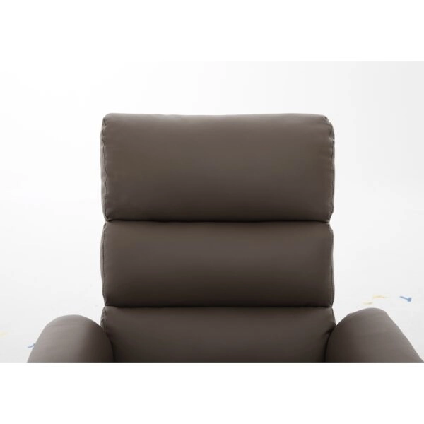 Πολυθρόνα Ανακλινόμενη ArteLibre TALITHA Καφέ PU 79x97x101cm