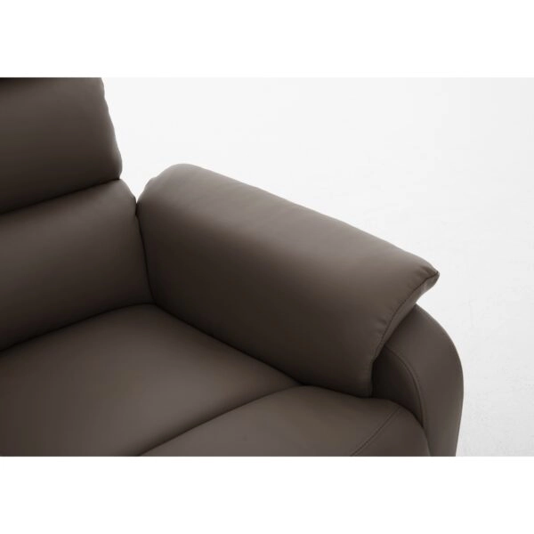 Πολυθρόνα Ανακλινόμενη ArteLibre TALITHA Καφέ PU 79x97x101cm