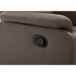 Πολυθρόνα Ανακλινόμενη ArteLibre TALITHA Καφέ PU 79x97x101cm