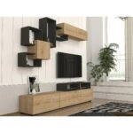 Σύνθετο  MONTANA Sapphire/Ανθρακί Μοριοσανίδα 210x36.8x33.9cm