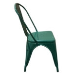 Καρέκλα  Βιομηχανικού Τύπου Vintage TOLIKO Πράσινο Μέταλλο 44x49x84cm