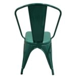 Καρέκλα  Βιομηχανικού Τύπου Vintage TOLIKO Πράσινο Μέταλλο 44x49x84cm