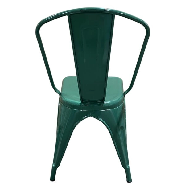 Καρέκλα  Βιομηχανικού Τύπου Vintage TOLIKO Πράσινο Μέταλλο 44x49x84cm