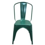 Καρέκλα  Βιομηχανικού Τύπου Vintage TOLIKO Πράσινο Μέταλλο 44x49x84cm