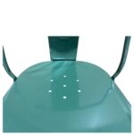 Καρέκλα  Βιομηχανικού Τύπου Vintage TOLIKO Πράσινο Μέταλλο 44x49x84cm