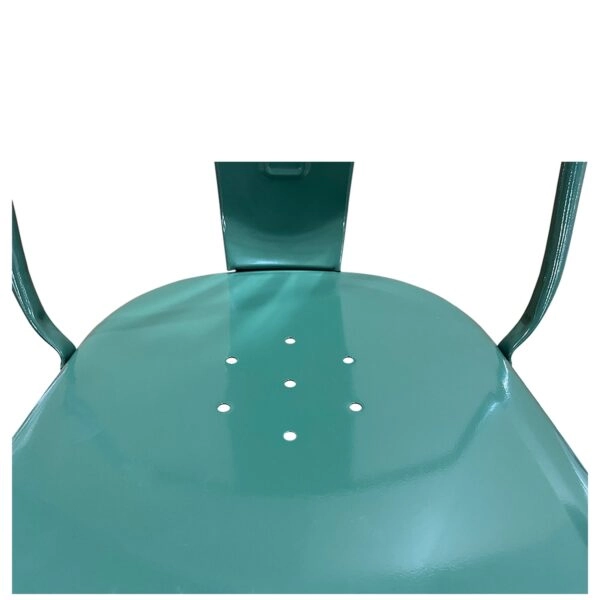 Καρέκλα  Βιομηχανικού Τύπου Vintage TOLIKO Πράσινο Μέταλλο 44x49x84cm