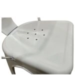 Καρέκλα  Βιομηχανικού Τύπου Vintage TOLIKO Λευκό Μέταλλο 44x49x84cm