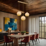 Φωτιστικό οροφής τρίφωτο PWL-0973 II Ε27 χρυσό 50x18x85εκ