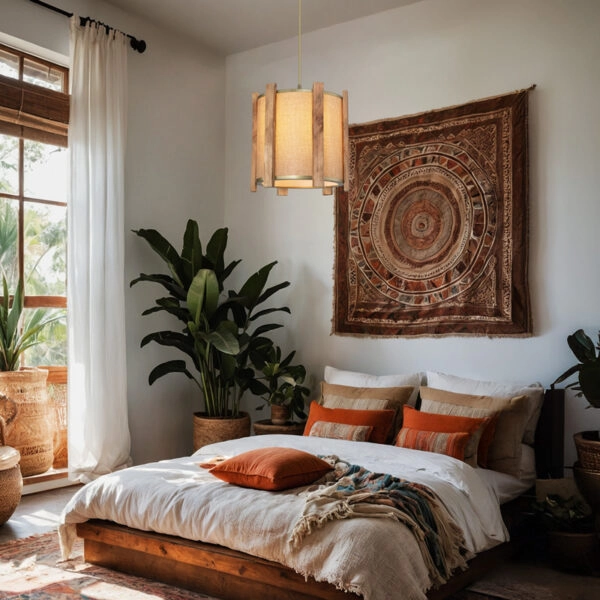 Φωτιστικό οροφής μονόφωτο Lidya  Ε27 σε μπεζ-άμμου απόχρωση Φ31.5x28εκ