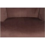 Πολυθρόνα  MARION Καφέ Βελούδο/Ξύλο 73x69x96cm