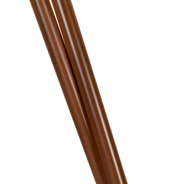 Καρέκλα Κήπου  MUTARAZI Λευκό/Μαύρο Αλουμίνιο/Rattan 50x57x85cm