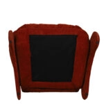 Πολυθρόνα ANANKE Πορτοκαλί Ύφασμα/Μέταλλο/Ξύλο 85x78x84cm