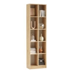 Βιβλιοθήκη Oteca 10θέσεων  oak 51.1x25.4x180εκ