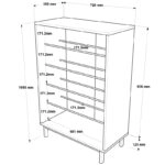 Παπουτσοθήκη Kinga 5ραφιών  σε λευκή απόχρωση 72x35.5x105.6εκ
