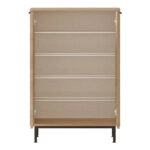 Παπουτσοθήκη Kinga 5ραφιών  σε φυσική απόχρωση 72x35.5x105.6εκ