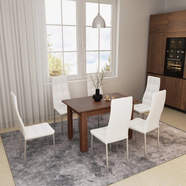 Τραπέζι Quiin επεκτεινόμενο καρυδί 120-164x70x73.5εκ