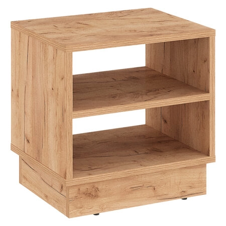 Κομοδίνο Mason  μελαμίνης σε oak απόχρωση 40x32x40εκ
