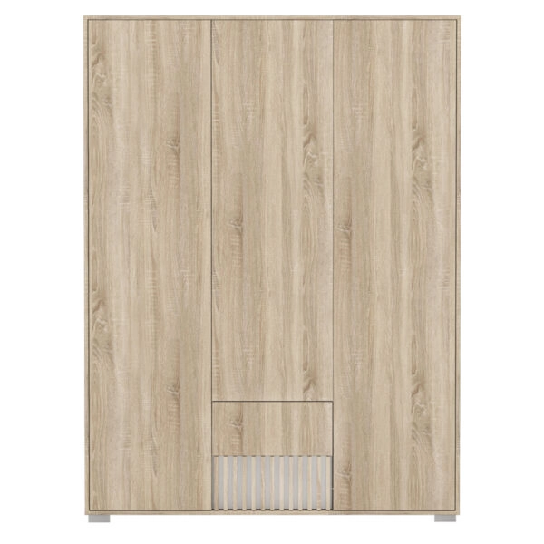 Ντουλάπα Bruse  μελαμίνη σε sonoma-oak απόχρωση 148.5x56.5x203.2εκ
