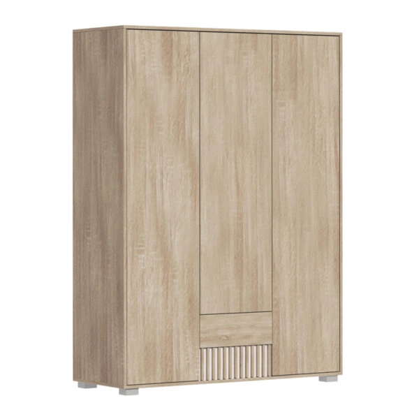 Ντουλάπα Bruse  μελαμίνη σε sonoma-oak απόχρωση 148.5x56.5x203.2εκ