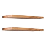 Ραφιέρα τοίχου Tipina  pine wood σε φυσική απόχρωση 50x8.5x4εκ
