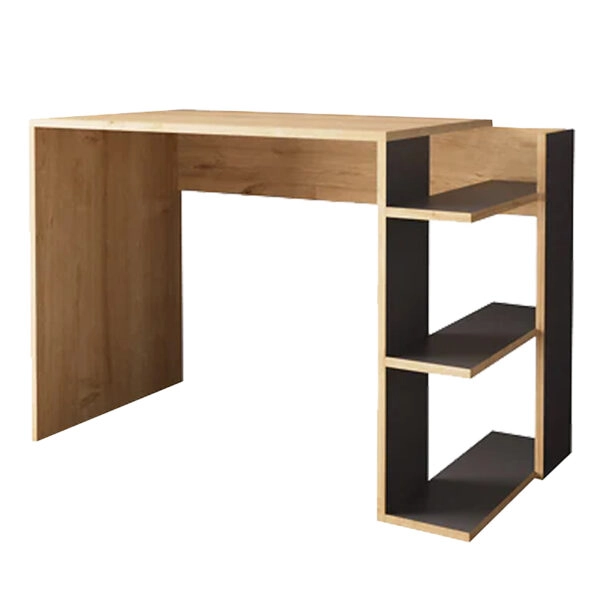 Γραφείο εργασίας Toska  σε oak- ανθρακί απόχρωση 114x56x76εκ