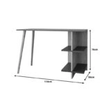 Γραφείο εργασίας Volet  σε oak- sandstone απόχρωση 114x56x76εκ