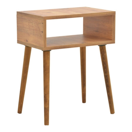 Κομοδίνο Hank  σε φυσική απόχρωση 45x30x60εκ