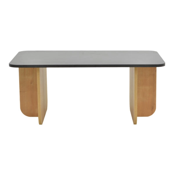 Τραπέζι Beca  σε oak-μαύρο απόχρωση 100x60x42εκ