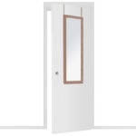 Καθρέπτης πόρτας PWD-0113  MDF-αλουμίνιο φυσικό 35x2x109εκ