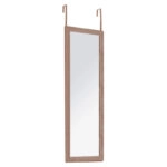 Καθρέπτης πόρτας PWD-0113  MDF-αλουμίνιο φυσικό 35x2x109εκ