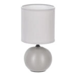 Επιτραπέζιο φωτιστικό PWL-1210  Ε14 κεραμικό σε γκρι απόχρωση Φ13x25εκ