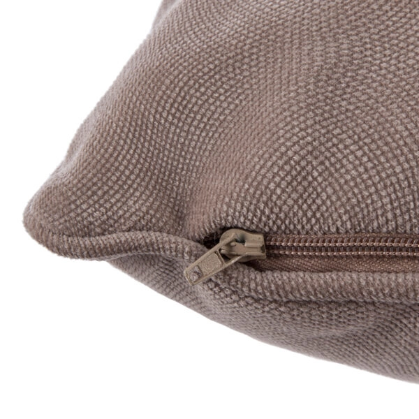 Μαξιλάρι διακοσμητικό Lubel ύφασμα σε γκρι-καφέ απόχρωση 30x50εκ