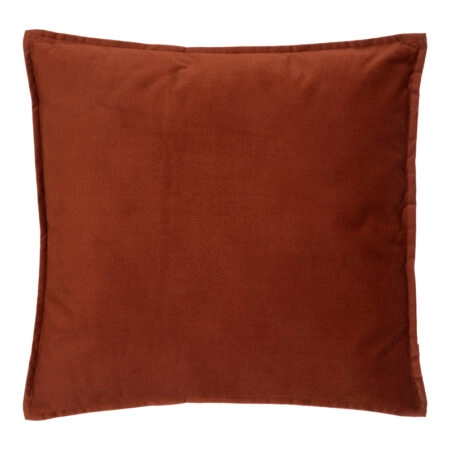 Μαξιλάρι διακοσμητικό Glober  ύφασμα σε terracotta απόχρωση 45x45εκ
