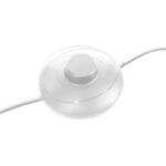 Φωτιστικό δαπέδου Fenxi Ε27 μέταλλο σε λευκή-ασημί απόχρωση 105x30x178εκ