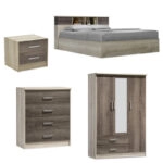 Φοιτητικό πακέτο επίπλων υπνοδωματίου DreamCatcher 5 σετ 4 τμχ