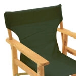 Καρέκλα-πολυθρόνα σκηνοθέτη Kompa μασίφ ξύλο οξιάς φυσικό-πανί Nexus κυπαρισσί