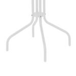 Τραπεζαρία Vergo-Pomedon σετ 3τεμ μέταλλο σε λευκή απόχρωση