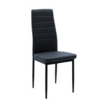 Τραπεζαρία Cuba-Parker  σετ 3τεμ mdf σε sonoma-μαύρη απόχρωση 70x70x75cm