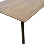 Τραπεζαρία Cuba-Parker  σετ 3τεμ mdf σε sonoma-μαύρη απόχρωση 70x70x75cm