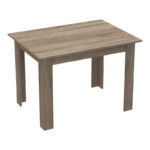 Τραπεζαρία Manka-Bella  σετ 5τεμ σε sonoma truffle απόχρωση 110x80x70εκ