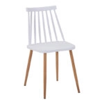 Τραπεζαρία Manka-Aurora I σετ 5τεμ σε λευκή απόχρωση 110x80x77εκ