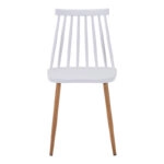 Τραπεζαρία Manka-Aurora I σετ 5τεμ σε λευκή απόχρωση 110x80x77εκ