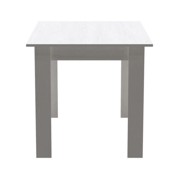 Τραπεζαρία Manka-Aurora I σετ 5τεμ σε λευκή απόχρωση 110x80x77εκ