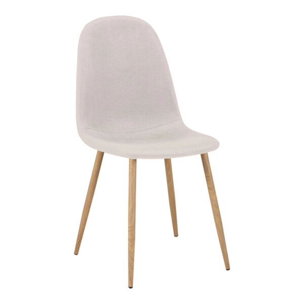 Τραπεζαρία Bella-Manka σετ 5τεμ σε λευκή απόχρωση 110x80x77εκ