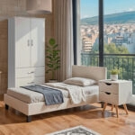 Φοιτητικό πακέτο επίπλων κρεβατοκάμαρας Escape  σετ 3τεμ