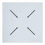 Επιφάνεια τραπεζιού Fervor HPL ivory 70x70εκ πάχους 12mm