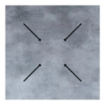 Επιφάνεια τραπεζιού Inspire  HPL γκρι cement 69x69εκ πάχους 12mm