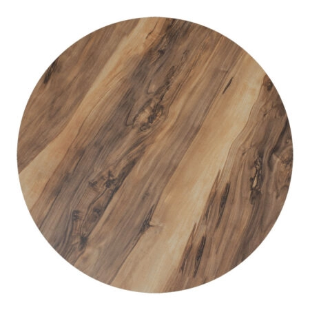 Επιφάνεια τραπεζιού Noble  HPL καρυδί Φ69εκ πάχους 12mm