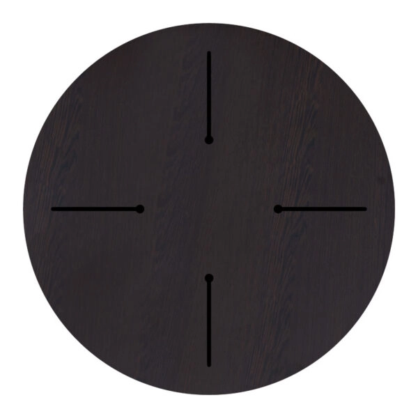 Επιφάνεια τραπεζιού Portico  HPL wenge Φ60εκ πάχους 12mm