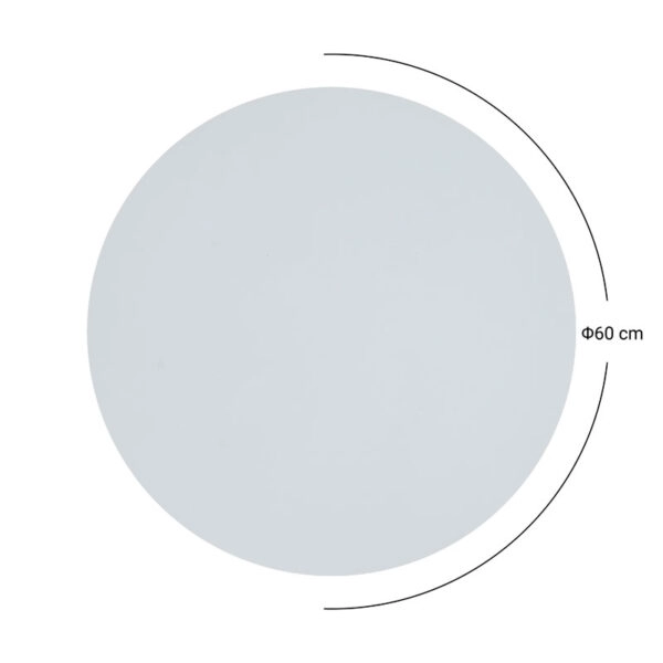 Επιφάνεια τραπεζιού Scenic Werzalit μαύρο D60cm πάχους 25mm